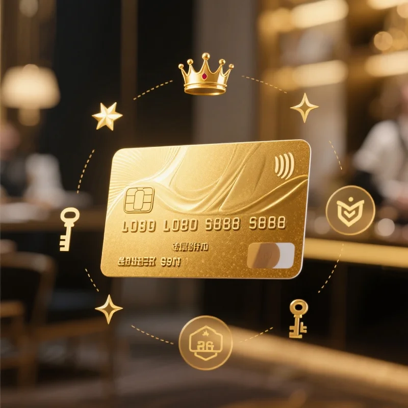 精致的会员卡，象征专属特权
